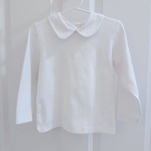 The Beaufort Bonnet Company - White Peter Pan Collar Shirt - Boys 3T